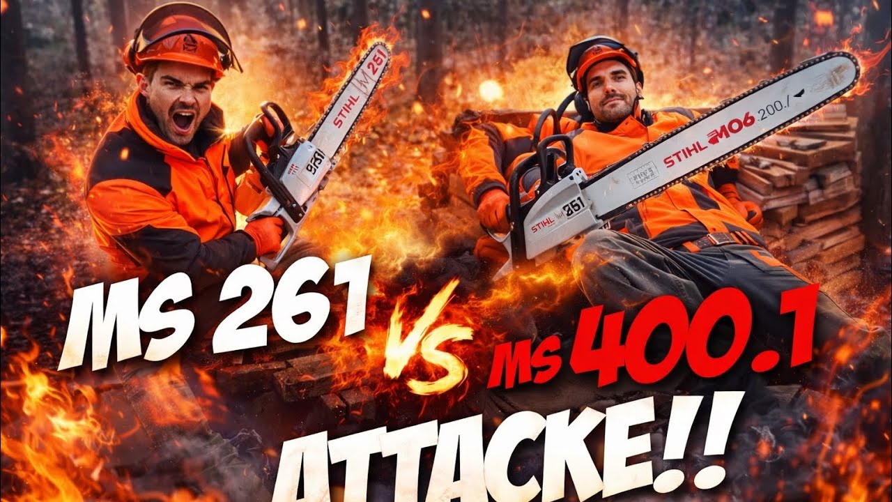 MS 400.1 MS 261 volle Attacke!! Realtalk MS 291 #firtewood #stihl #chainsaw