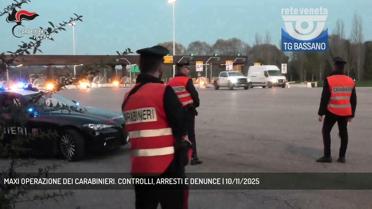 MAXI OPERAZIONE DEI CARABINIERI. CONTROLLI, ARRESTI E DENUNCE | 10/11/2025