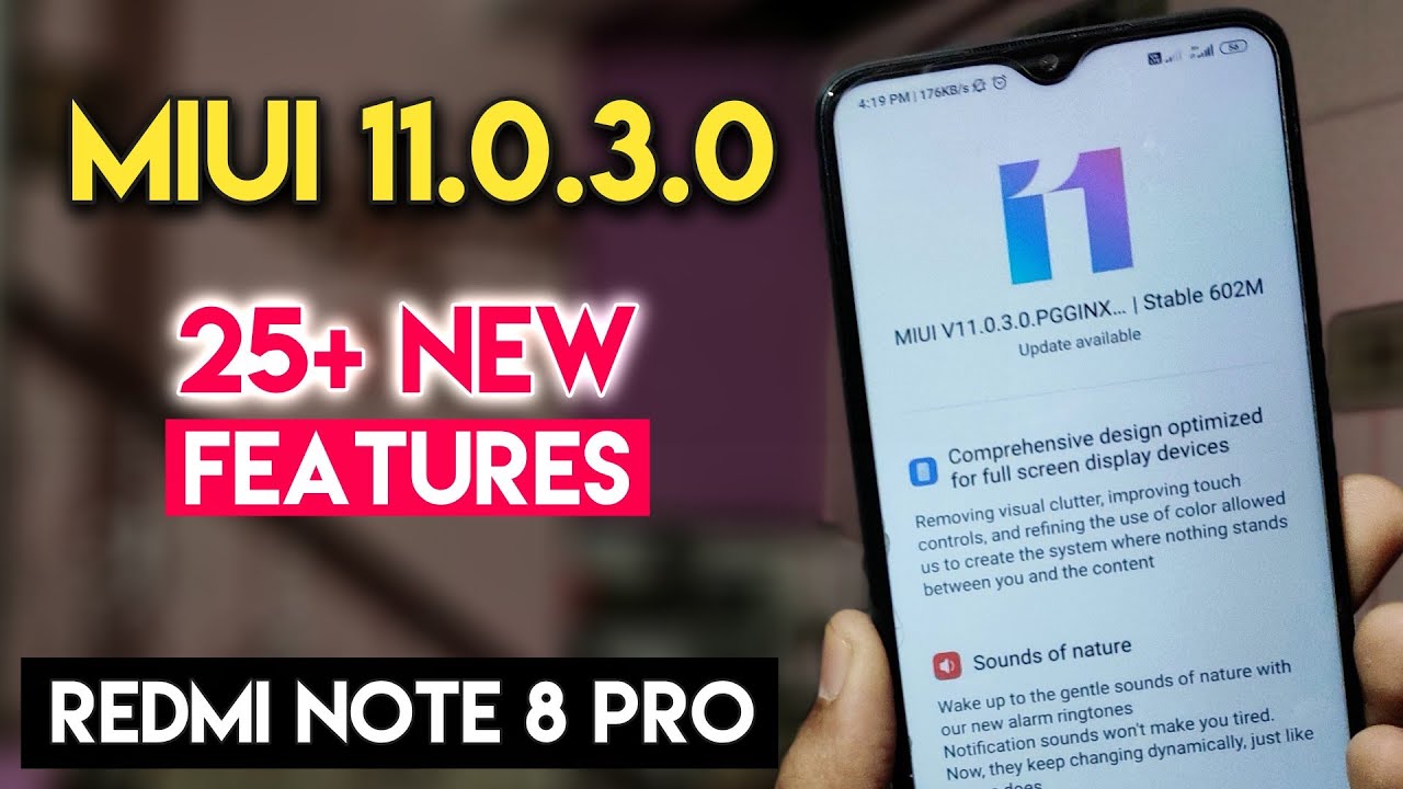 MIUI 11.0.3.0 Redmi Note 8 Pro Indian Stable Update Review & Features | Download Link