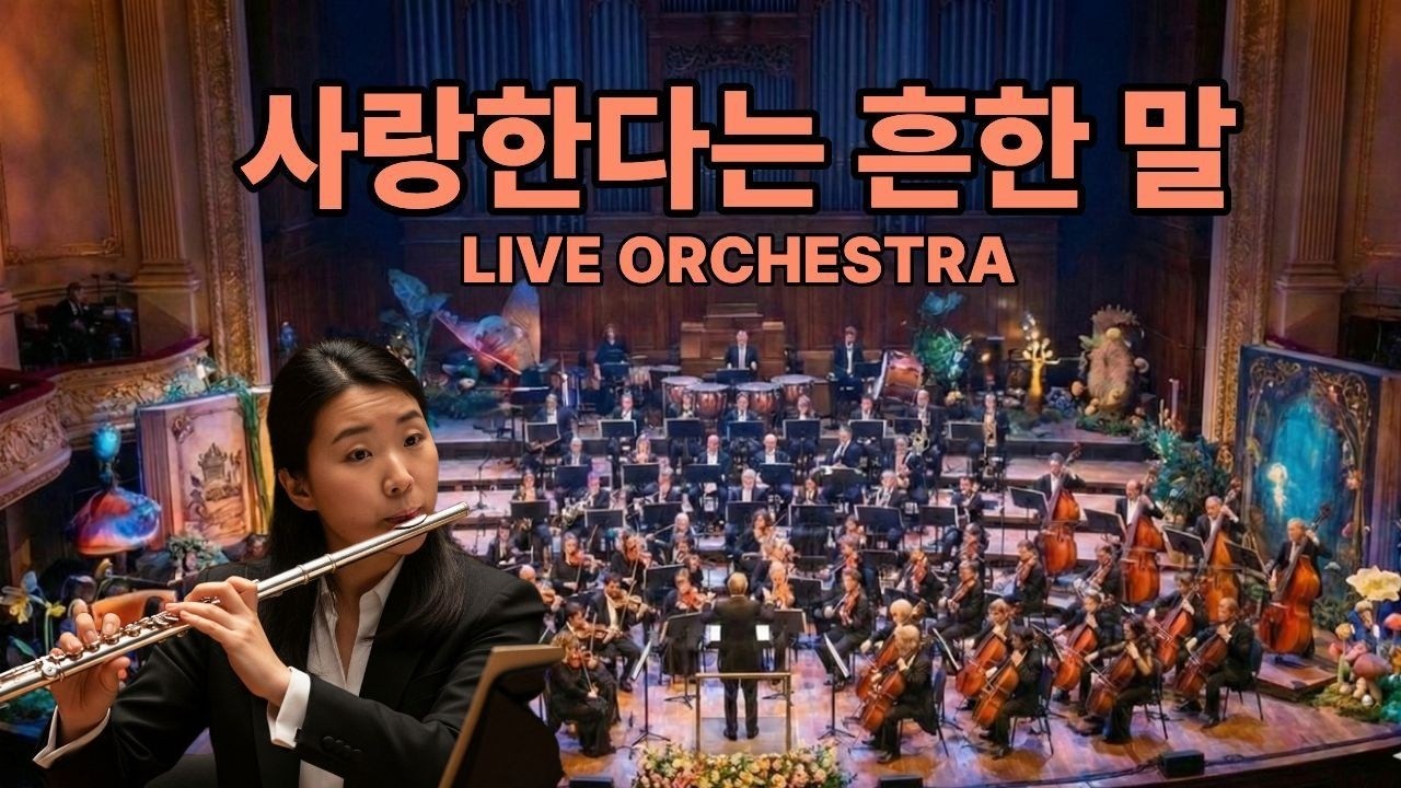 사랑한다는 흔한 말.  그 시절의 가요를 팝스 오케스트라 편곡으로...  #8090music #추억의노래 #오케스트레이션