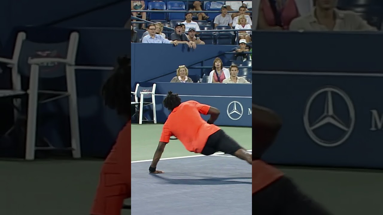 Monfils has SMOOTH moves! 😎