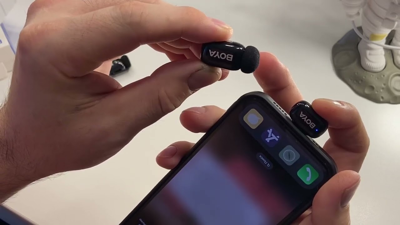 КАК СКОНЕКТИТЬ ПЕТЛИЧНЫЙ МИКРОФОН BOYA MINI ?