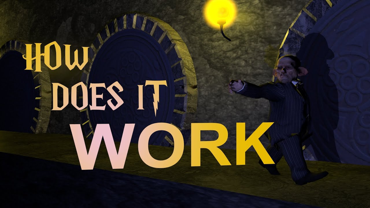 How does Harry Potter and the Escape from Gringotts work