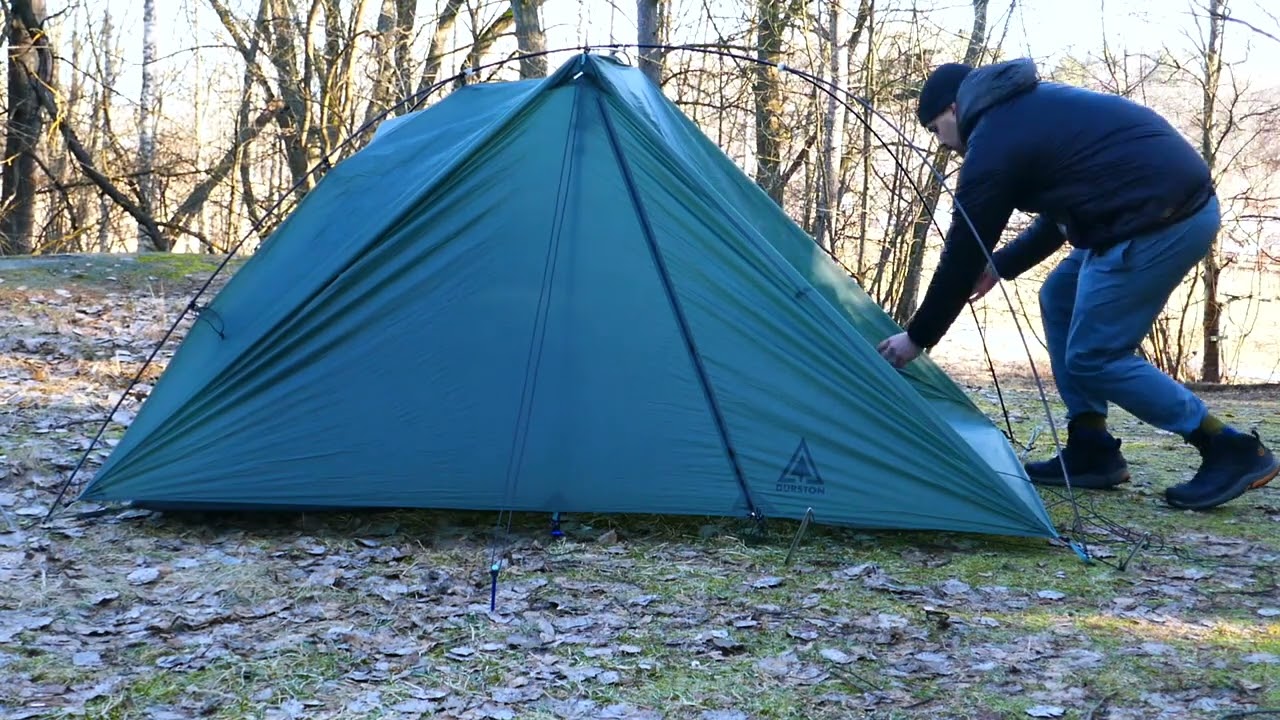Pitching Durston X-Dome Trekking Poles First