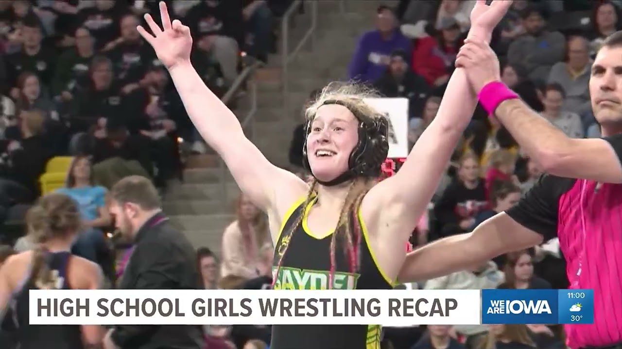 Iowa high school girls wrestling state recap