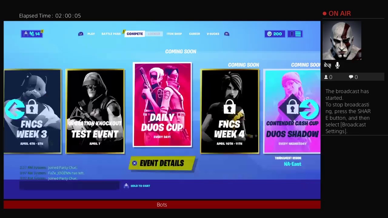 DGrimesIII's Live PS4 Broadcast