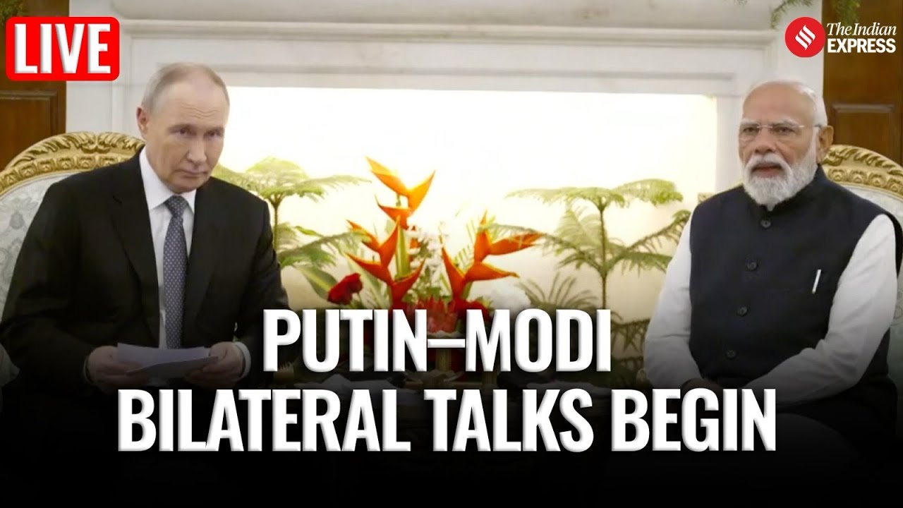 LIVE | Putin&ndash;Modi Bilateral Meeting | Hyderabad House