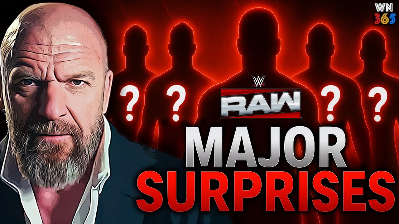 5 ГЛАВНЫХ СЮРПРИЗОВ WWE RAW СЕГОДНЯ ВЕЧЕРОМ!