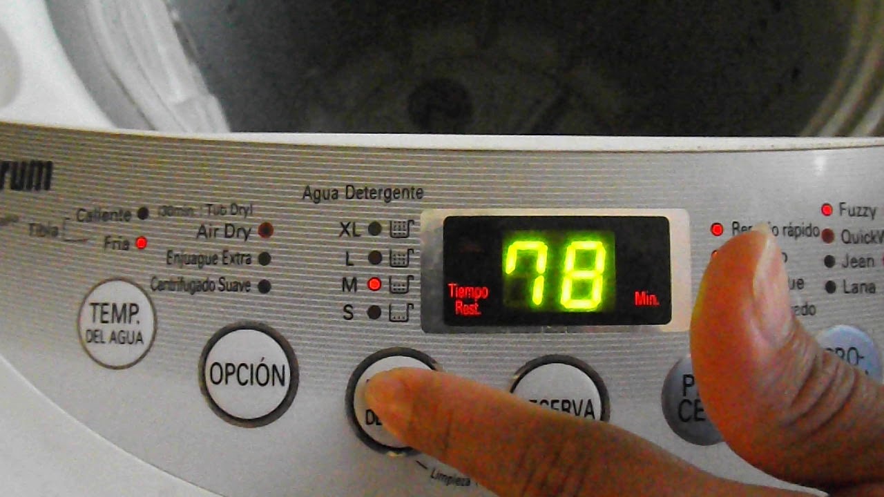 Prueba Funcionamiento Lavadora Automatica LG TurboDrum 6,5Kg (Productos Paraparal)