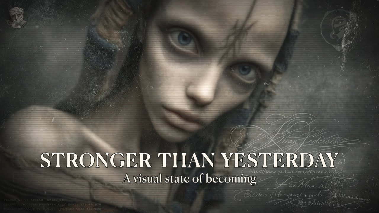 Stronger Than Yesterday // Morphology of resilience. Growth under pressure. 🖤✨