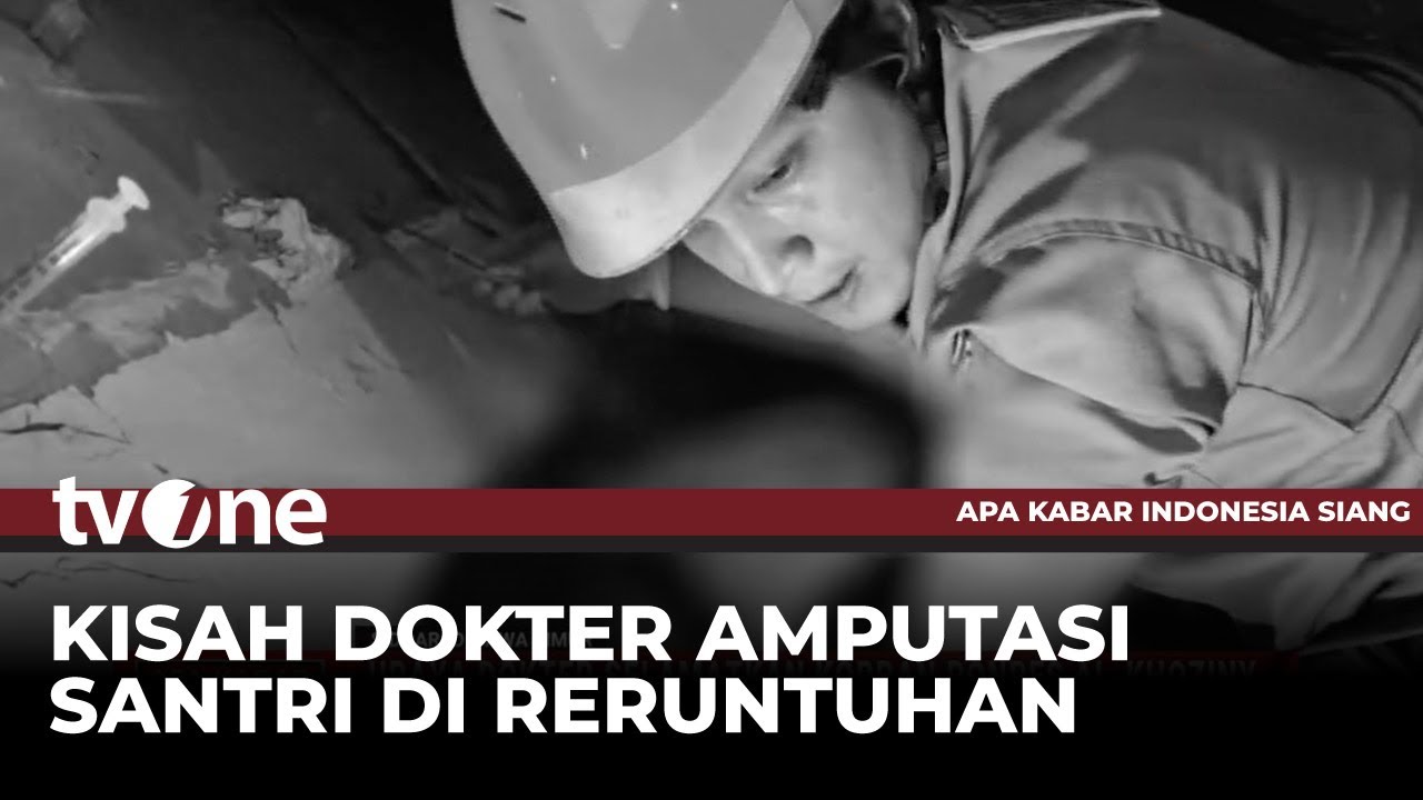 Dokter Amputasi Lengan Santri Ponpes Al Khoziny di Tengah Reruntuhan untuk Selamatkan Korban
