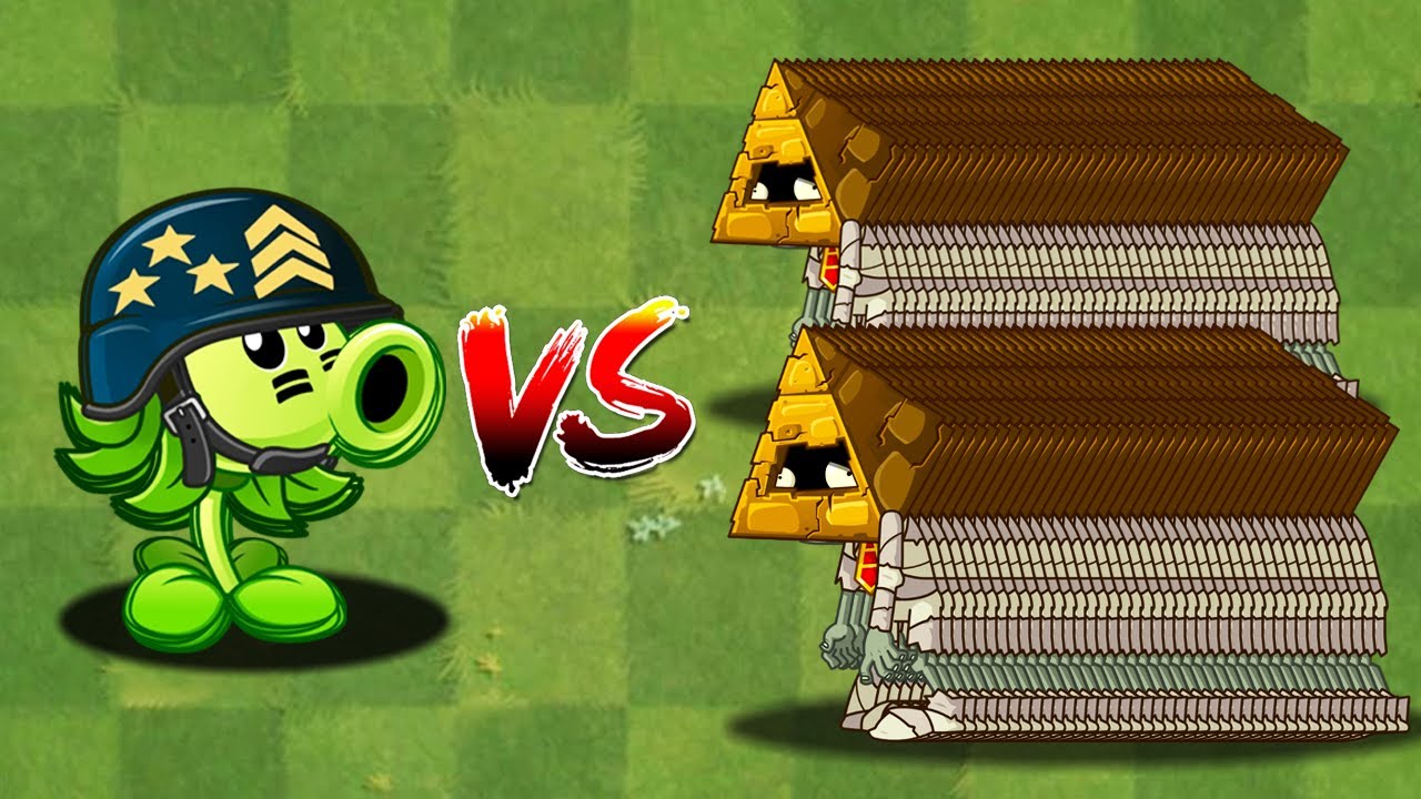 PVZ 2 Challenge - 100 Plants Max Level Vs 15 Zombies Level 2 - Who Will Win?