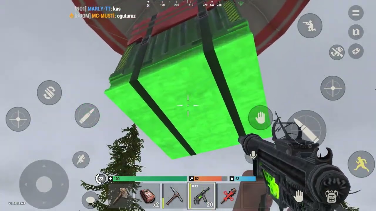 One raid with my team Bobita and so much actions (= Oxide Survival Island