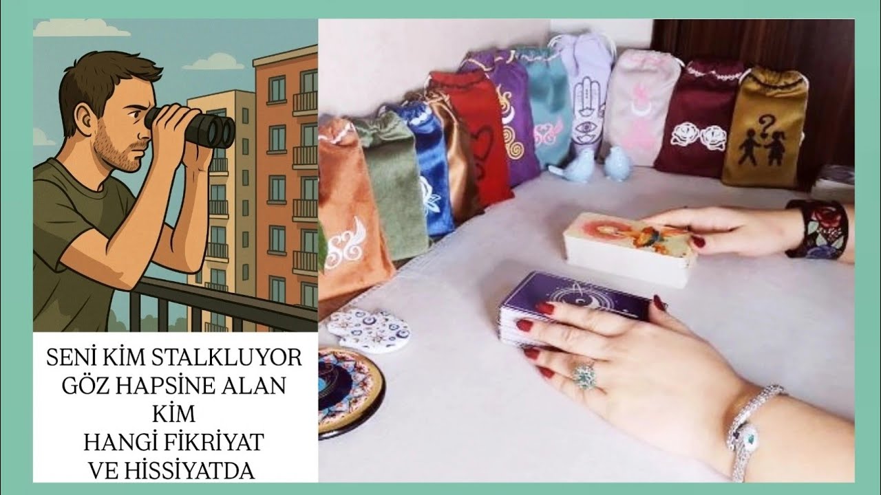 SENİ KİM STALKLUYOR? KİM GÖZ HAPSİNE ALMIŞ ? FİKRİYATI VE HİSSİYATI NEDİR? #tarot