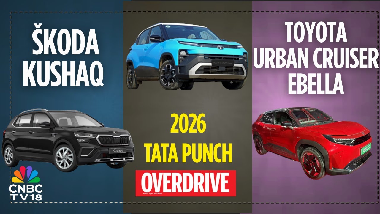 All About Škoda Kushaq, Toyota Urban Cruiser Ebella & Tata Punch | Features Explained | Overdrive