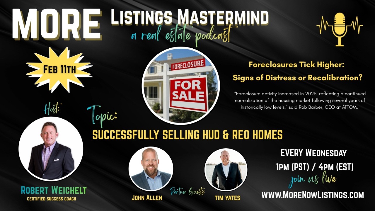 MORE Listings Mastermind: Successfully Selling HUD & REO Homes