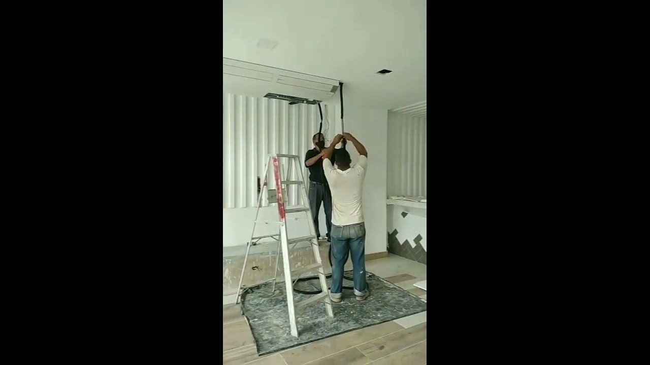 Vlm.in Construcción y remodelaciones instalación de aire acondicionado de 5 toneladas 60.000 Btu.