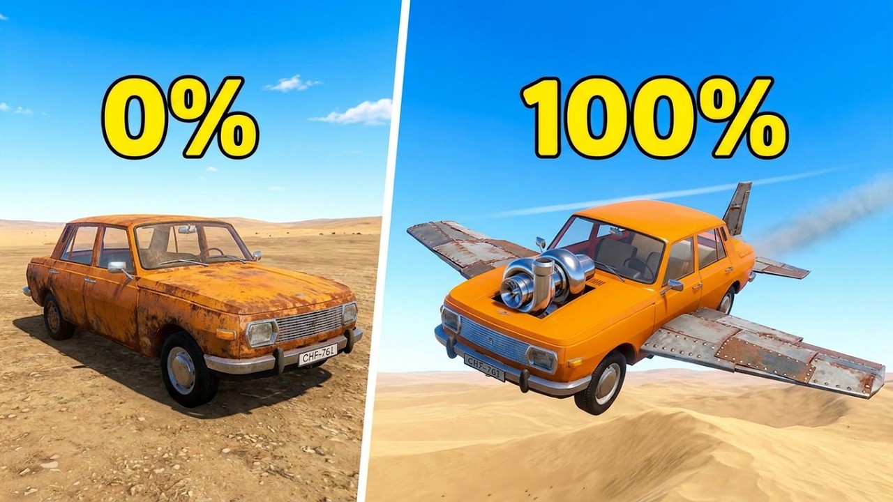 СДЕЛАЛ ИЗ МАШИНЫ САМОЛЕТ ВЫЖИВАНИЕ В The Long Drive