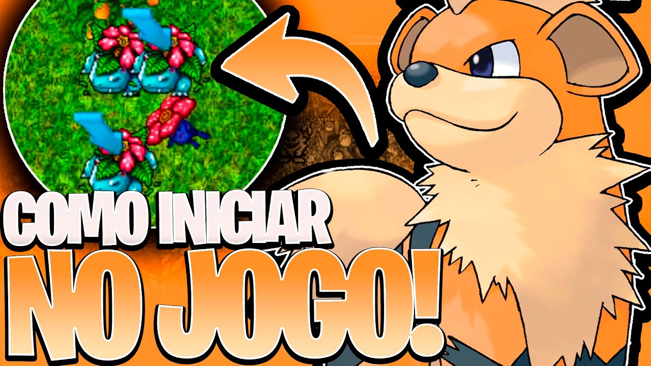 PRIMEIROS PASSOS NO JOGO!😎😍COMO COME&Ccedil;AR NO NOVO POKETIBIA MOBILE E PC POKE MANIA! BASE MEGA E SHINY!