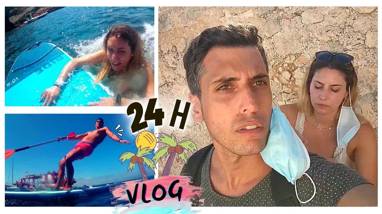 ¡24 HORAS muy LOCAS! acabamos AGOTADOS😨/PADDLE SURF NOVATOS + ruta por lugares DESCONOCIDOS en IBIZA