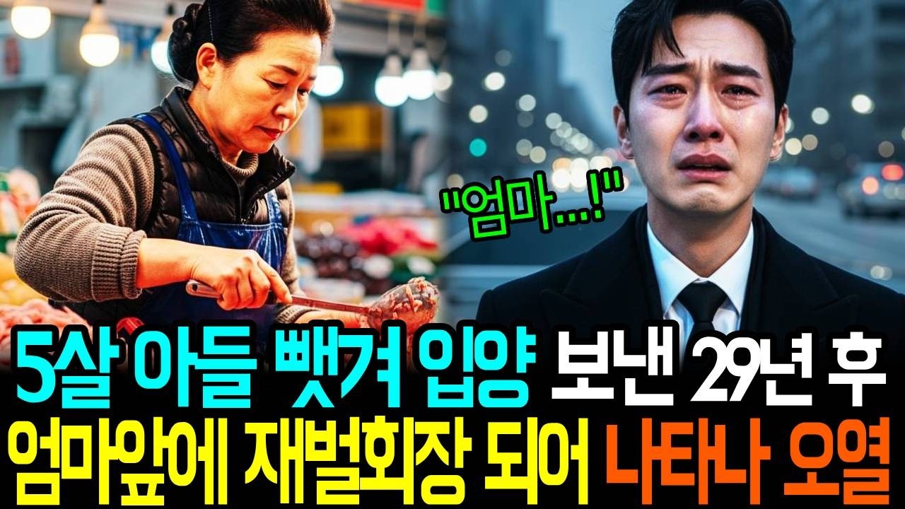 눈물로 입양보낸 아들 28년 후, 엄마 앞에 재벌회장이 되어 찾아와 오열 하는데..