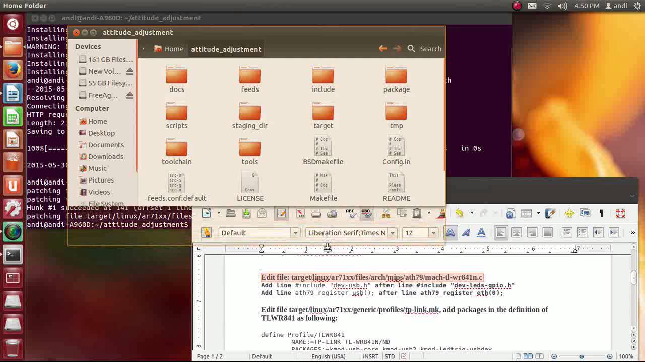 How to compile openwrt firmware with USB support for TPLINK TL-WR841N/ND