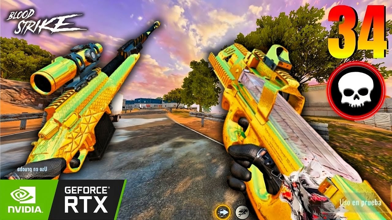 BLOOD STRIKE - THE BEST COMBO SMG + SNIPER - 34 KILLS RANDOM SQUAD - ULTRA GRAPHICS RTX 3060