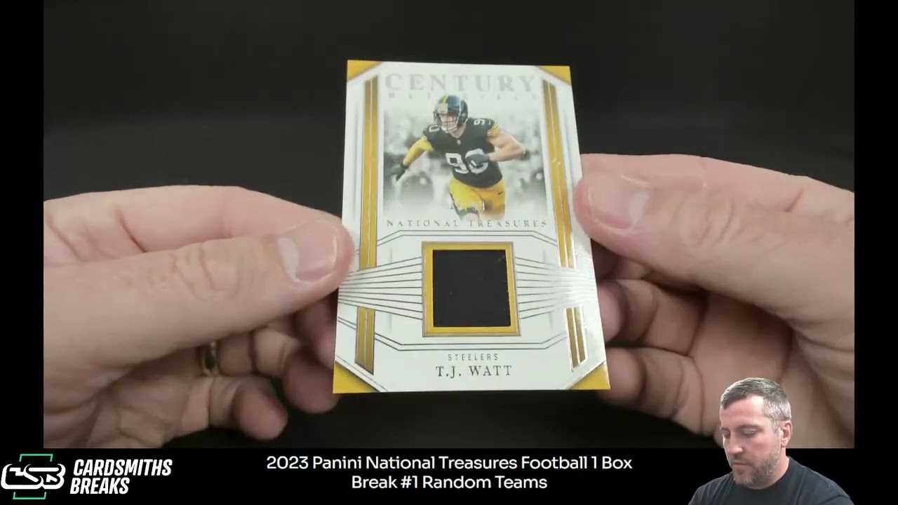 2023 Panini National Treasures Football 1 Box Break #1