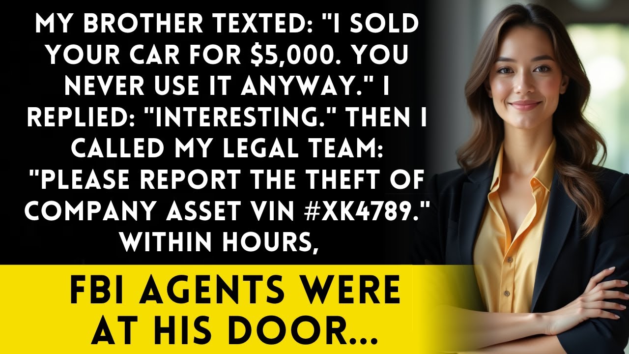My Brother Borrowed My Car And Sold It - He Had No Idea It Was A Company Asset Worth $200K