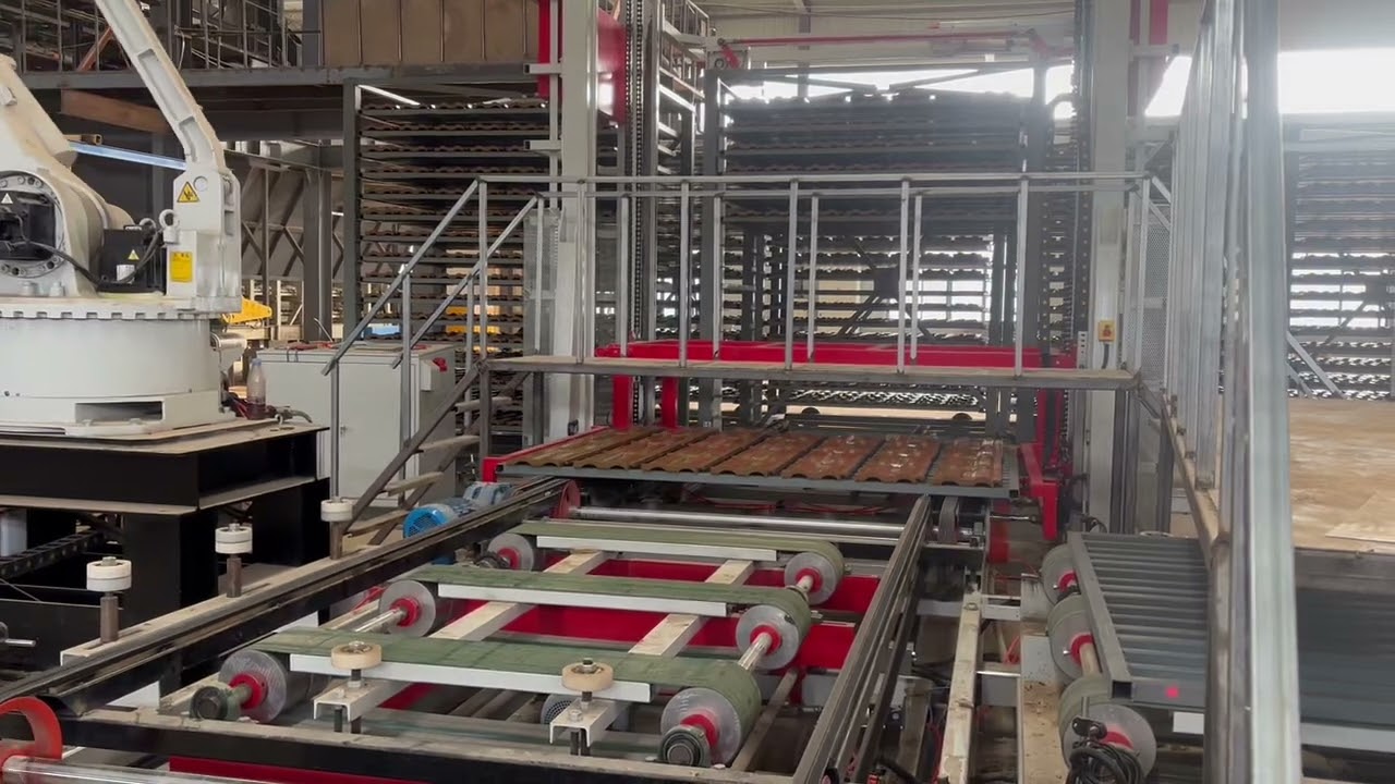 Clay tile production line#Production of roof tiles#keli