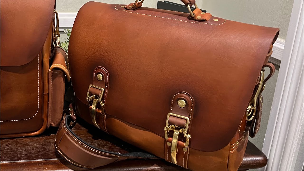 The Heirloom Messenger 2 by The Leather Shop, Seattle Washington -“Moose brand” order unboxing