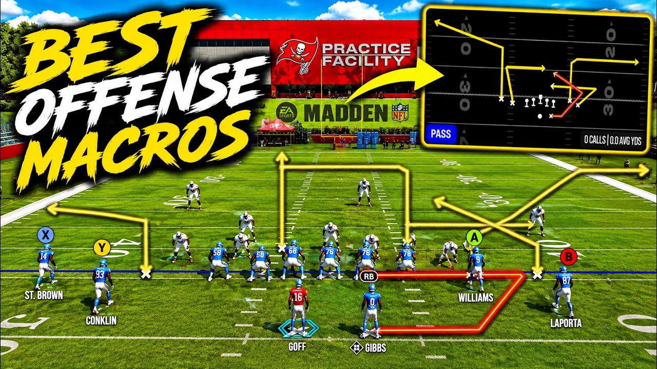 *НОВЫЕ* ЛУЧШИЕ атакующие макросы, которые НУЖНЫ тебе для ПОБЕДЫ в MADDEN 27! (НЕОСТАНОВИМОЕ НАПАД...