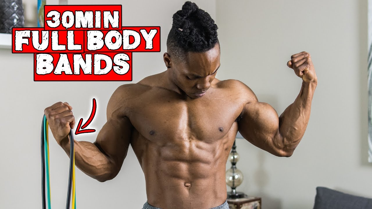 30 MINUTE FULL BODY RESISTANCE BAND HOME WORKOUT