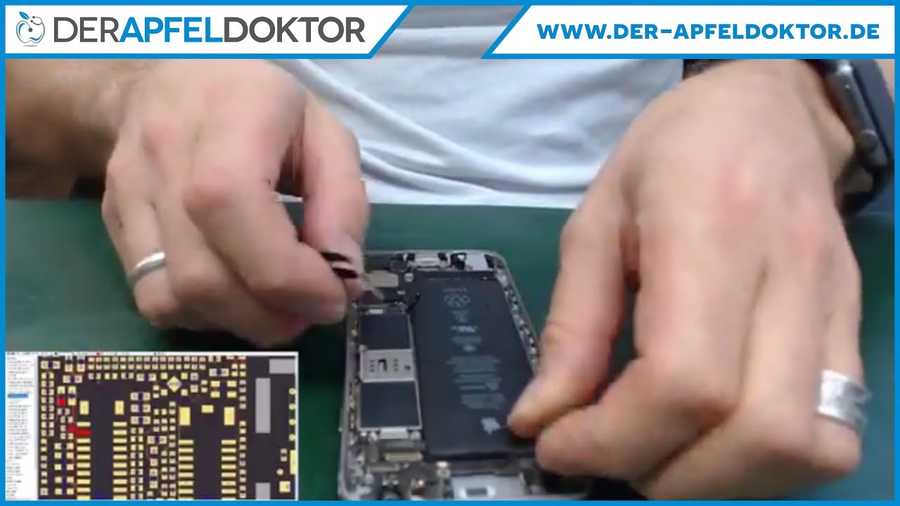 iPhone 6S keine Hintergrundbeleuchtung - Backlight Filter defekt - Display schwarz - kein Bild