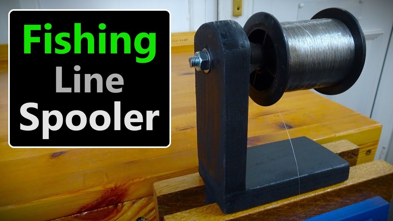 How to Make a Simple Fishing Line Reel Spooler (DIY Project)
