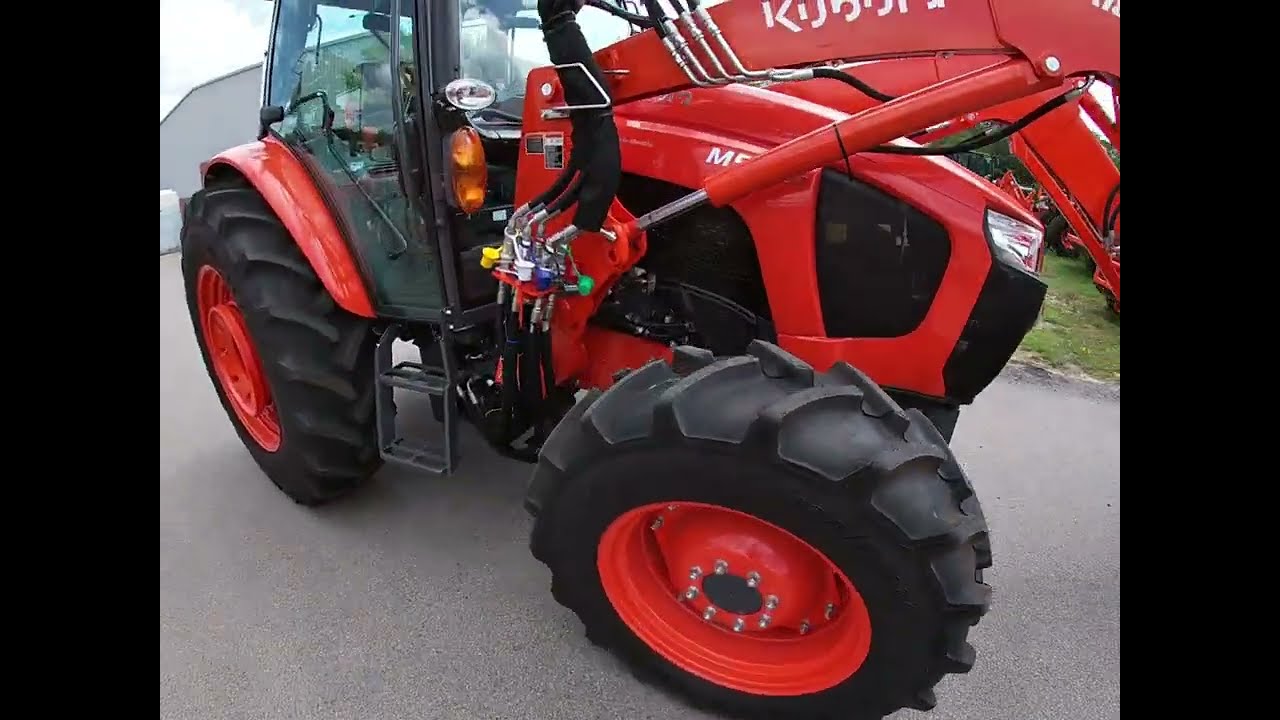 Testing out the KSR on a Kubota M5 tractor 
