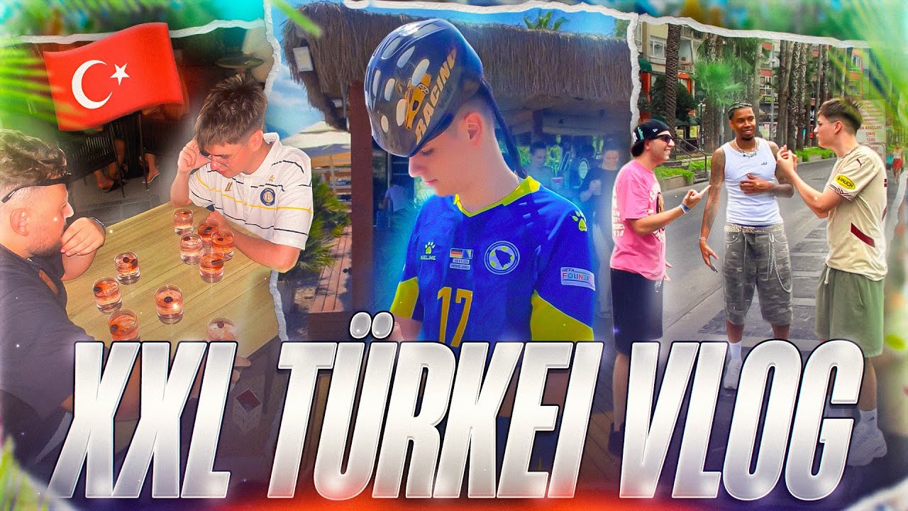 XXL ANTALYA VLOG MIT SIDNEY, KALLE & METIN 👀🇹🇷 Kleine Urlaub mit den Jungs 😂