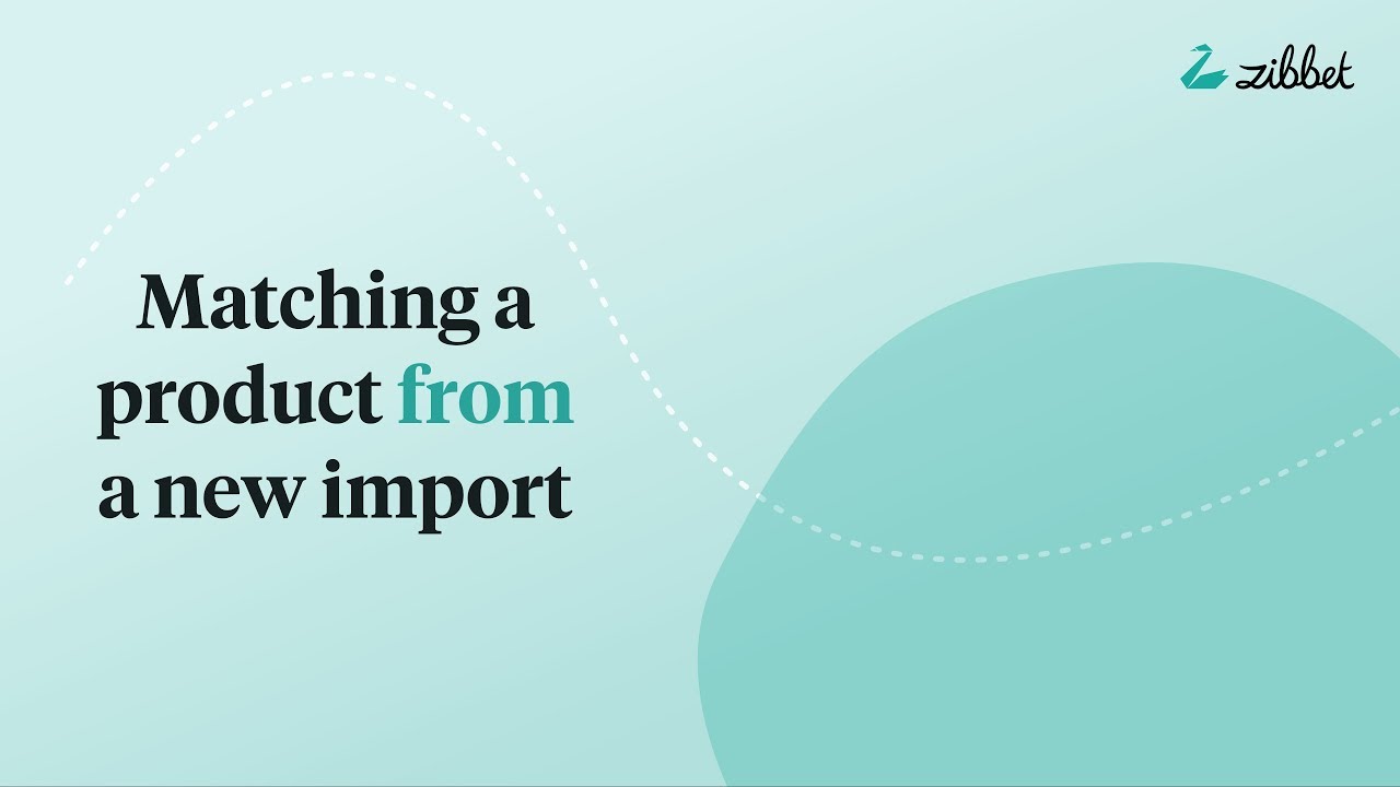 How to match an imported product to your existing Zibbet inventory