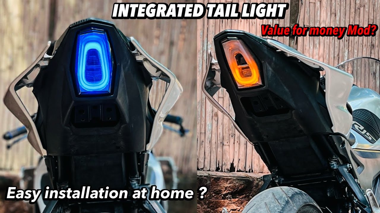 How to install a programmable Integrated Tail Light on a 2023+ R15M by LEAN ON WHEELS