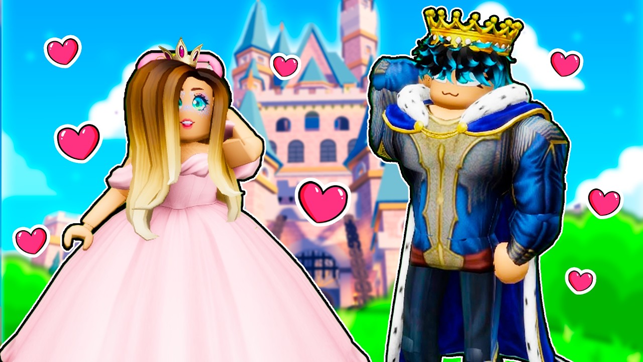 Me CONVIERTO en PRINCESA y me ENAMORO de un PRINCIPE en Roblox