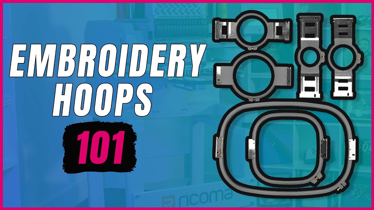 RICOMA embroidery HOOPS EXPLAINED (Types, Sizes, & What to Use Them For)