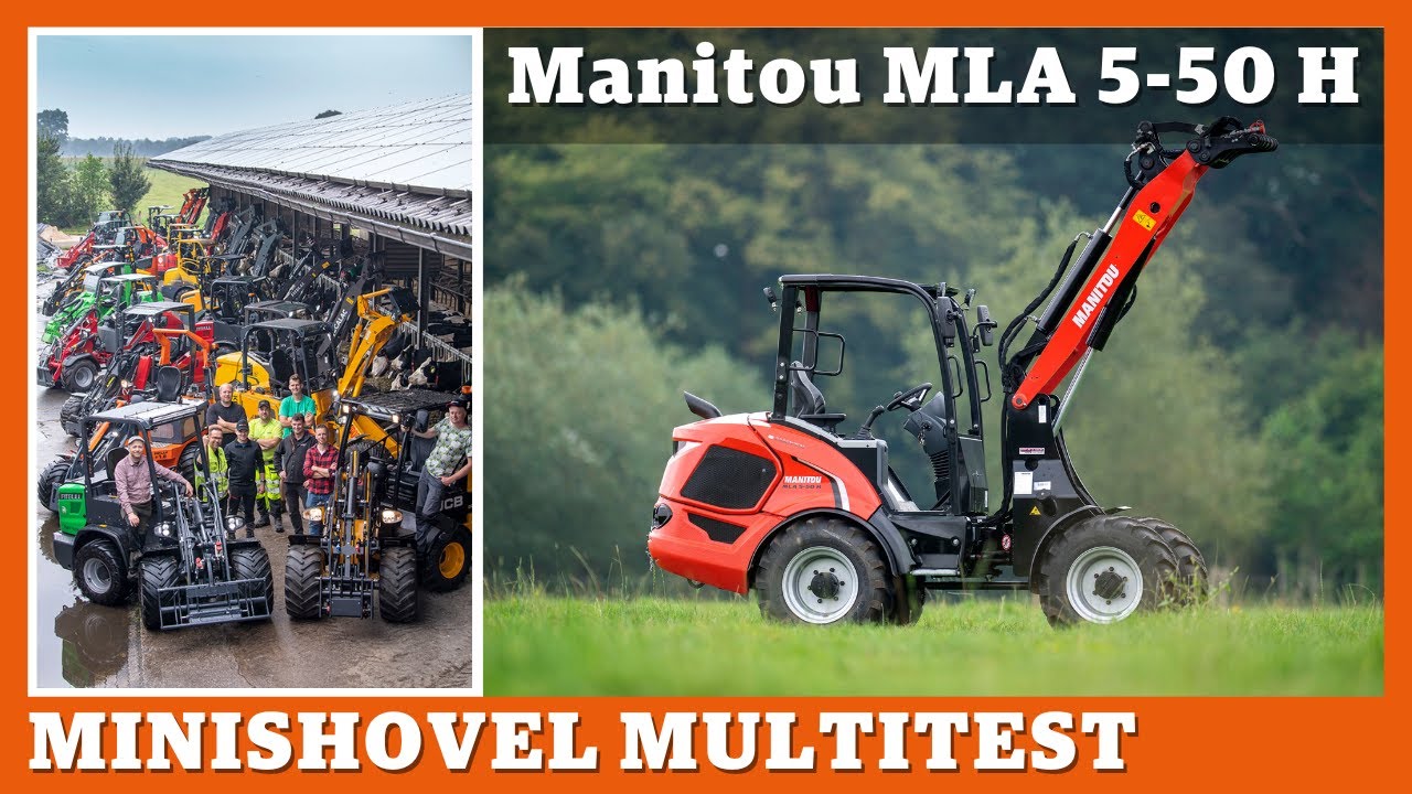 Minishovel Multitest: Manitou MLA 5-50 H