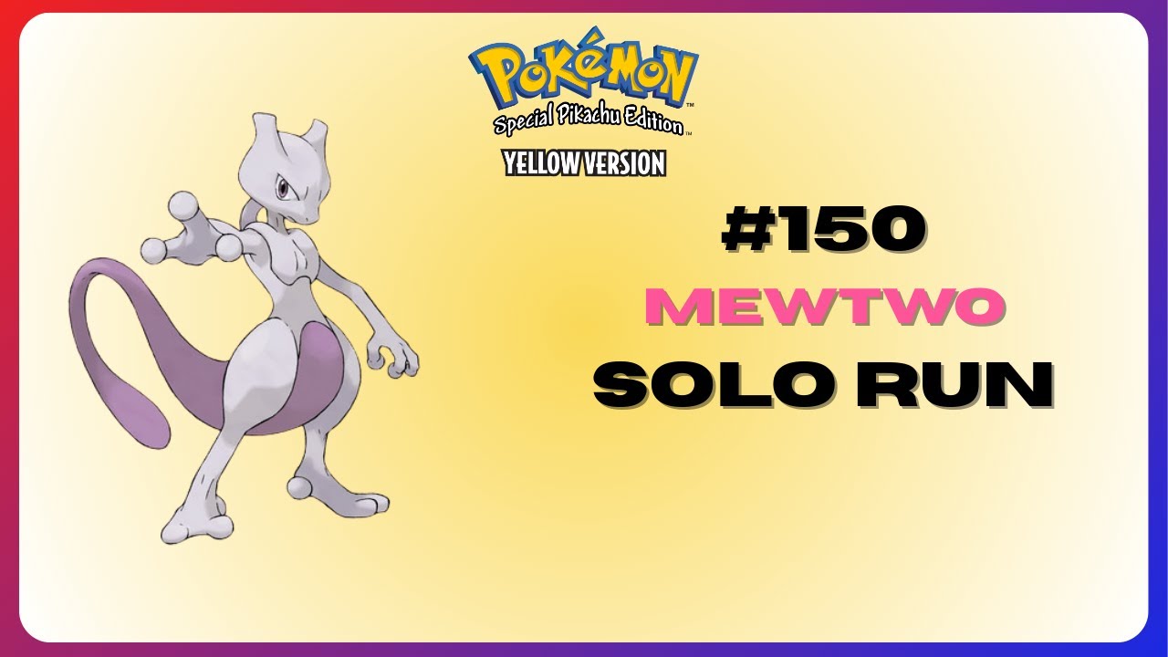 How Good is Mewtwo in Pokémon Yellow? | Solo Run