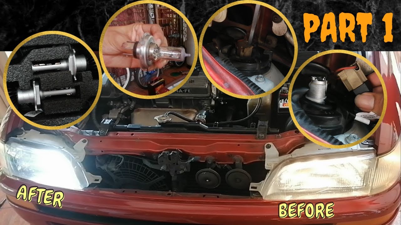 Upgrading Headlights & Corner Lights from Halogens to LEDs | 1993 Toyota Corolla | Part 1