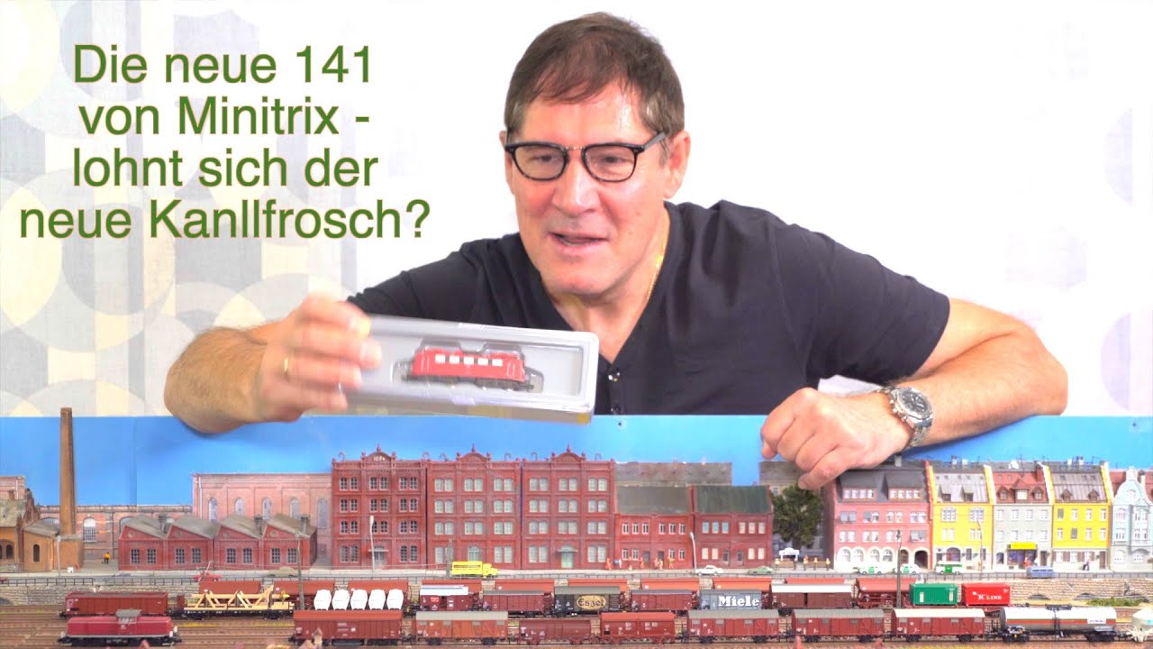 Der Knallfrosch in Spur N - Teil 1 - die neue Minitrix BR141 in orientrot, Epoche V, u. Mintlinge