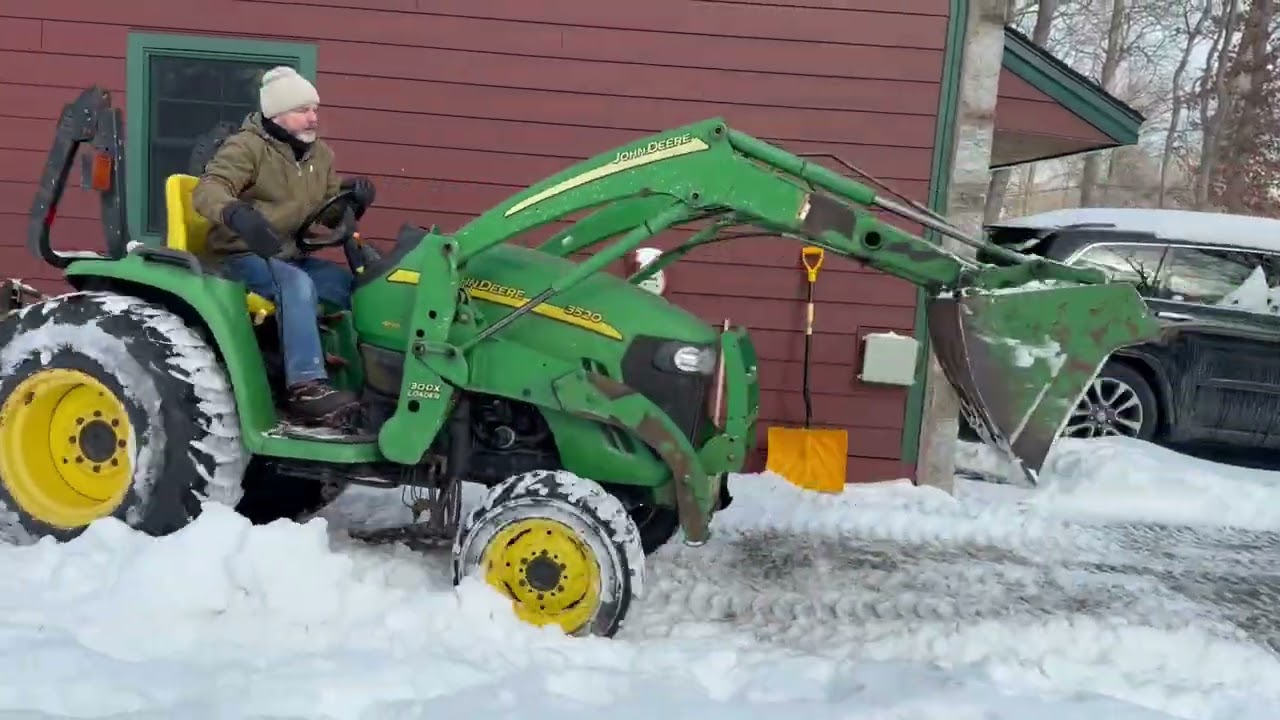 “Winter Storm Cleanup at Groff's Sawmill | Deer, Snow Trails & Warm Soup Ending”