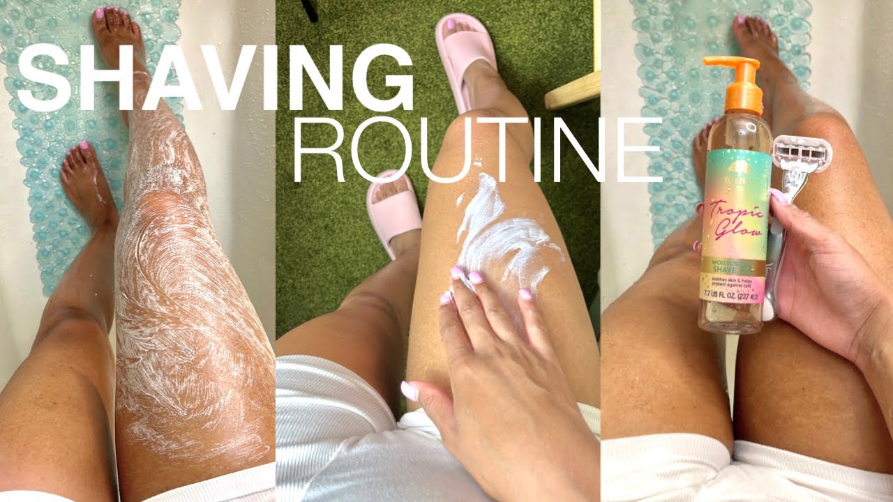 MY SHAVING ROUTINE FOR SMOOTH SKIN | HOW TO GET RID OF STRAWBERRY LEGS
