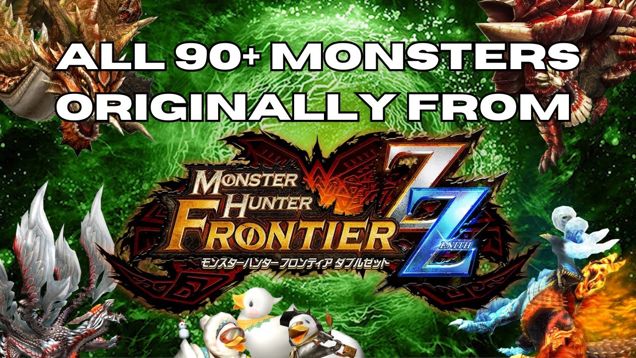Every Monster Originally From Monster Hunter Frontier Z