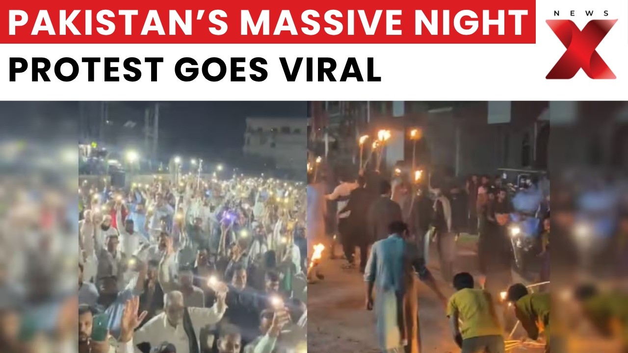 PoJK Viral Video: Massive Night Gathering Ahead of Muzaffarabad March | NewsX