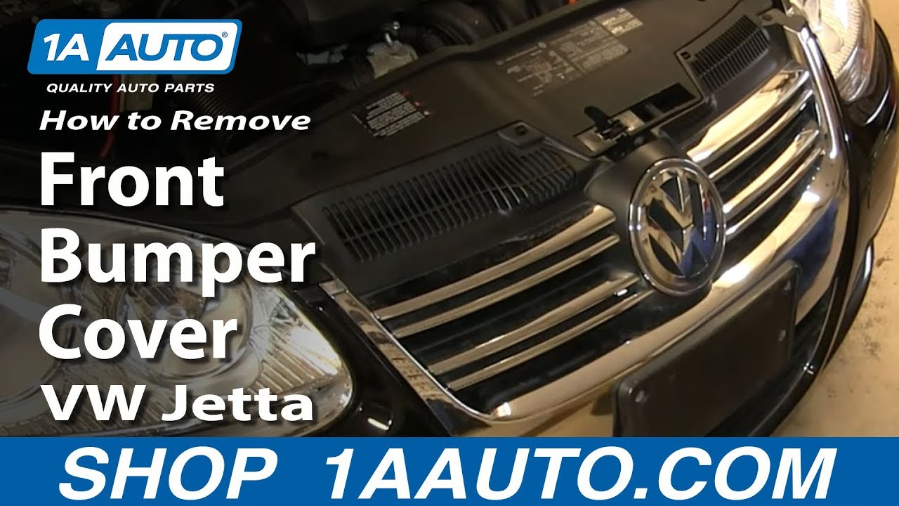 How to Replace Front Bumper Cover 05-10 Volkswagen Jetta